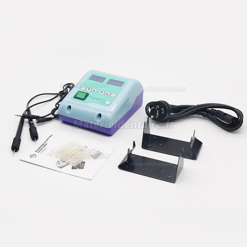 Denstar Denstar-100 Dental Electric Wax Waxer Machine 6 Tips Double Pen Carving Knife